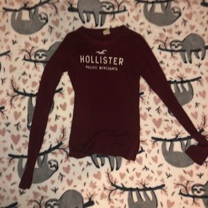 Long sleeved Hollister shirt